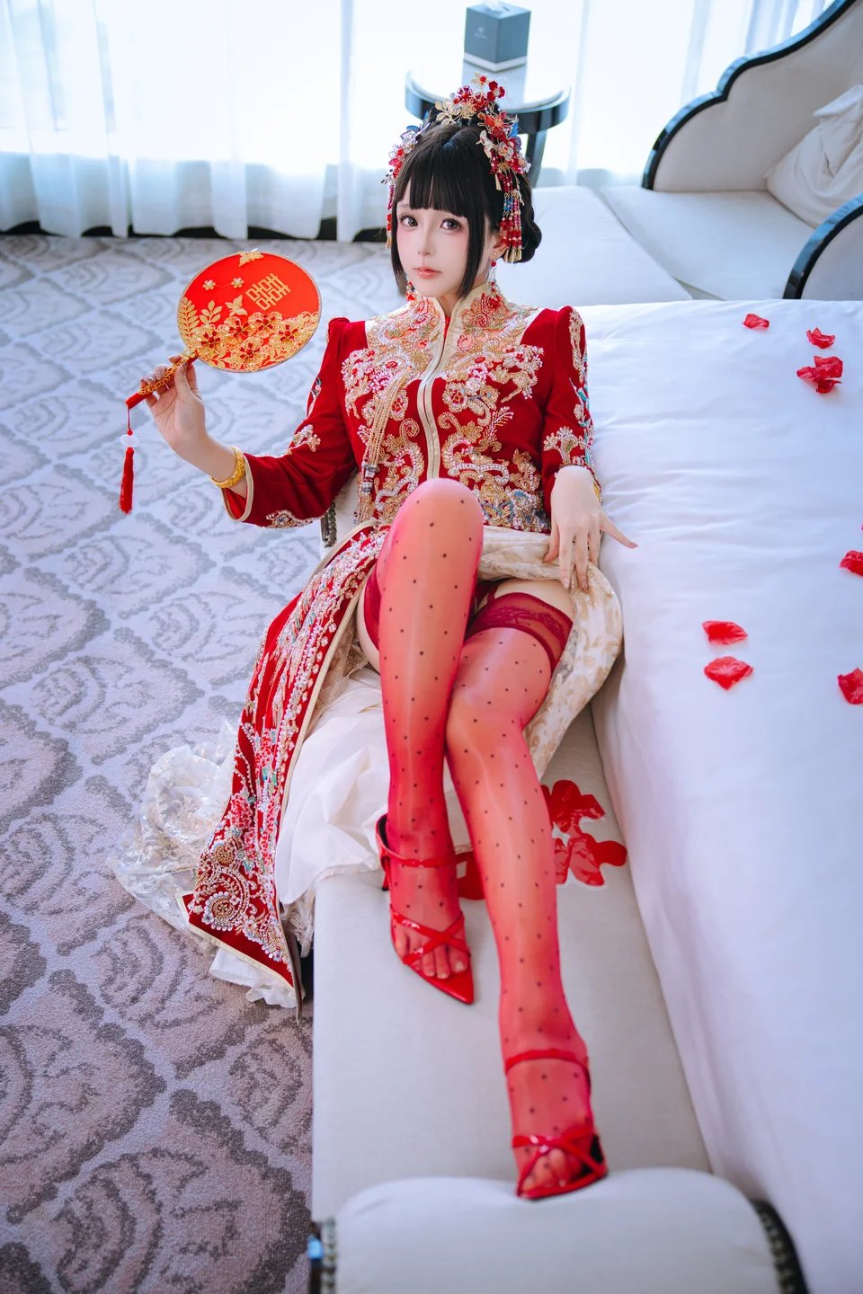 日奈娇 - 洞房花烛 [190P,5V-1.69GB]  tg@simisebaisi 【丝足阁】008.webp